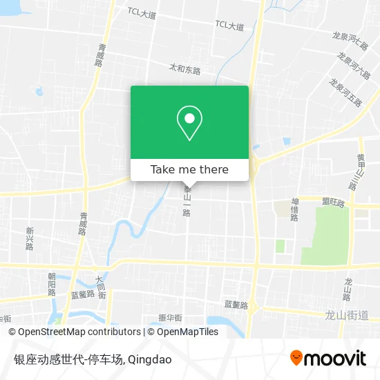 银座动感世代-停车场 map