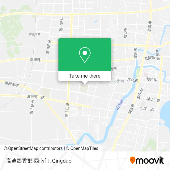 高迪墨香郡-西南门 map