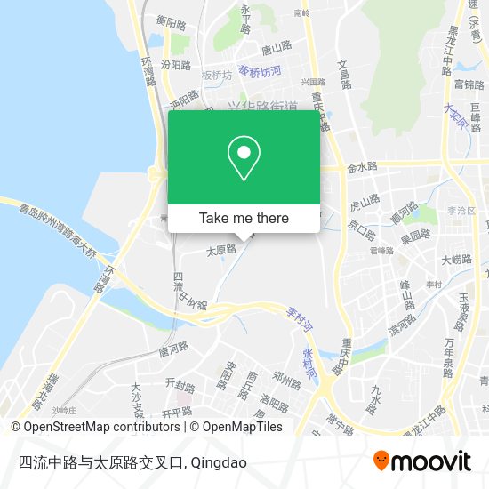 四流中路与太原路交叉口 map