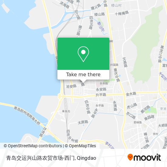 青岛交运兴山路农贸市场-西门 map