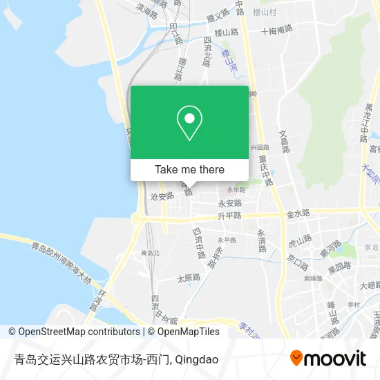 青岛交运兴山路农贸市场-西门 map
