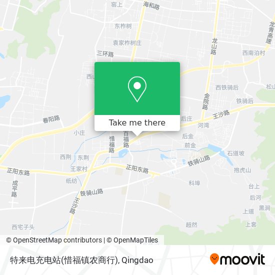 特来电充电站(惜福镇农商行) map