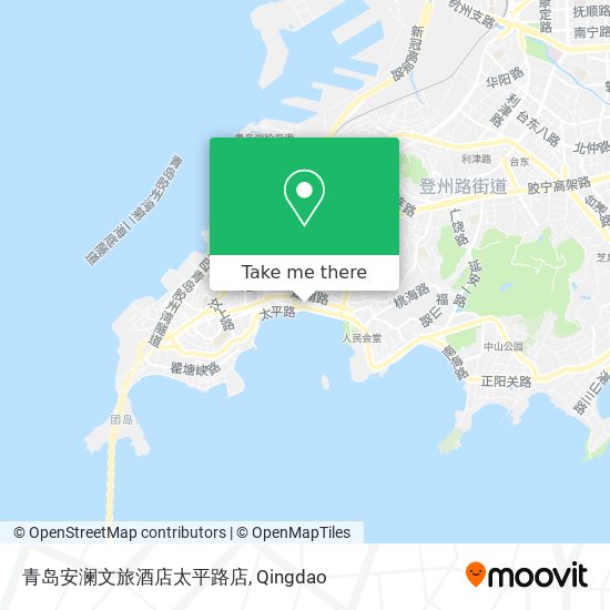 青岛安澜文旅酒店太平路店 map