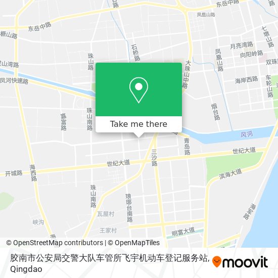 胶南市公安局交警大队车管所飞宇机动车登记服务站 map