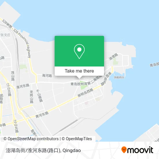 澎湖岛街/淮河东路(路口) map