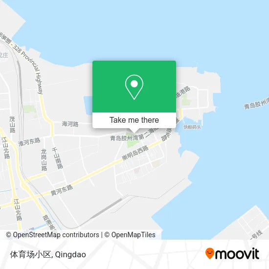体育场小区 map