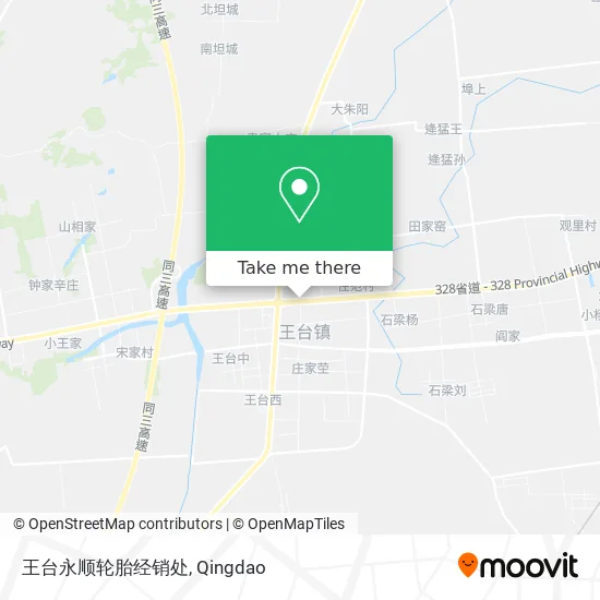 王台永顺轮胎经销处 map