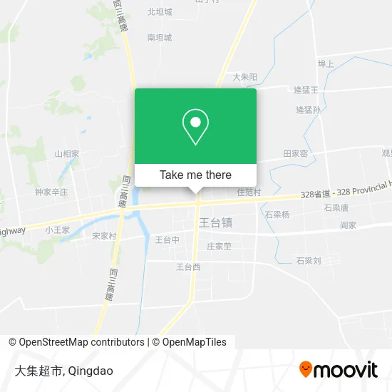 大集超市 map
