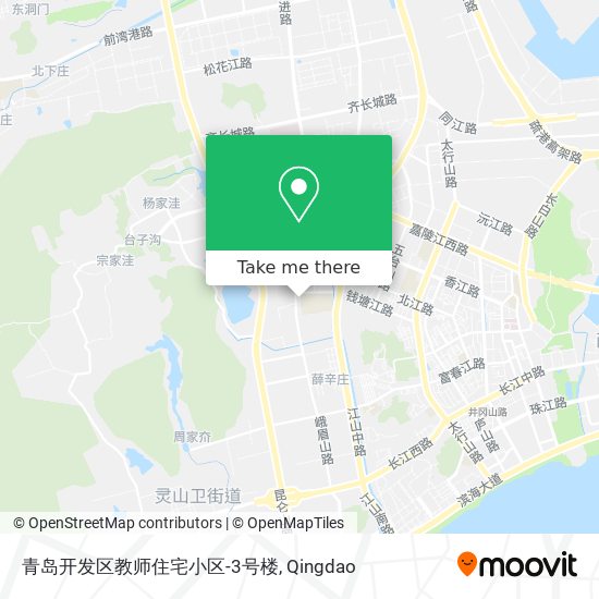 青岛开发区教师住宅小区-3号楼 map