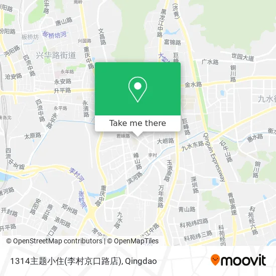 1314主题小住(李村京口路店) map