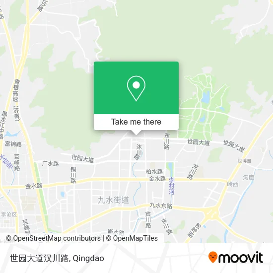 世园大道汉川路 map