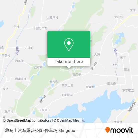 藏马山汽车露营公园-停车场 map