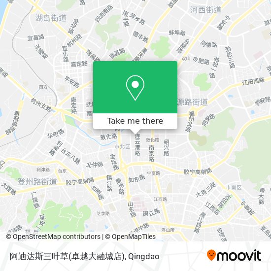 阿迪达斯三叶草(卓越大融城店) map
