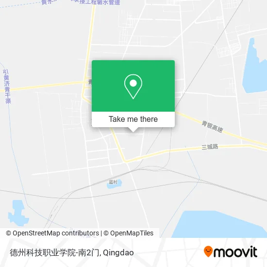 德州科技职业学院-南2门 map