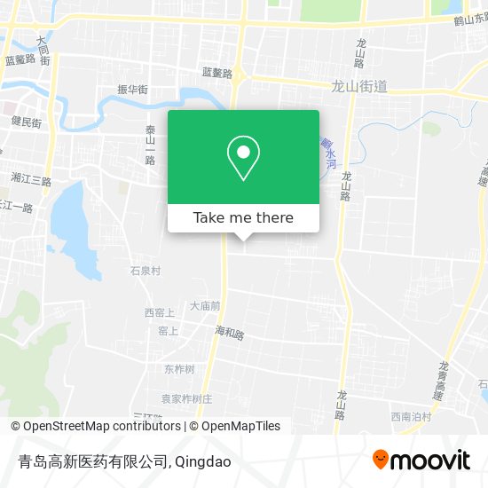 青岛高新医药有限公司 map