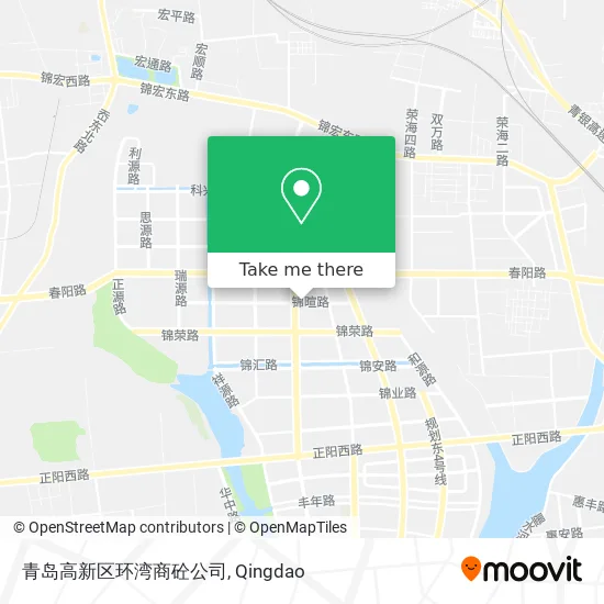 青岛高新区环湾商砼公司 map