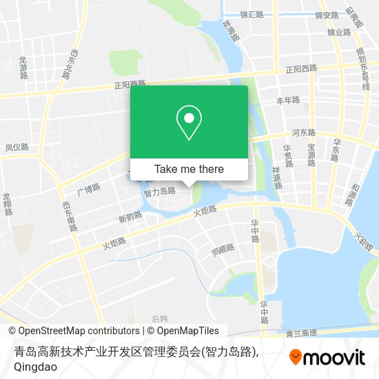 青岛高新技术产业开发区管理委员会(智力岛路) map