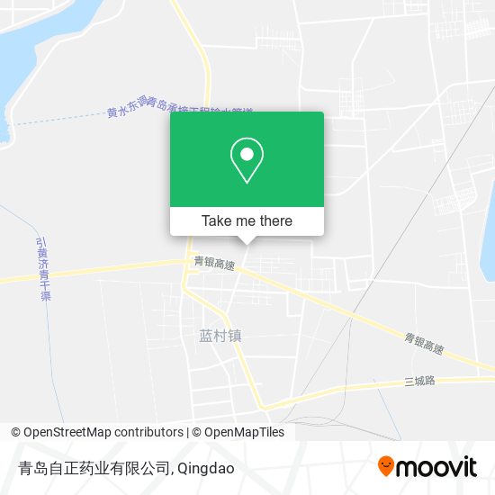 青岛自正药业有限公司 map