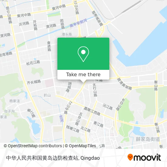 中华人民共和国黄岛边防检查站 map