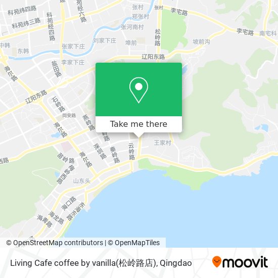 Living Cafe coffee by vanilla(松岭路店) map