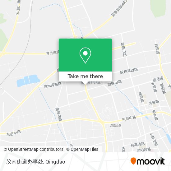 胶南街道办事处 map