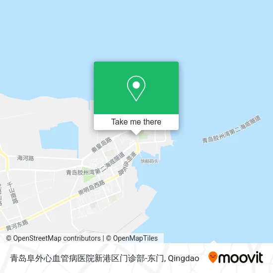 青岛阜外心血管病医院新港区门诊部-东门 map