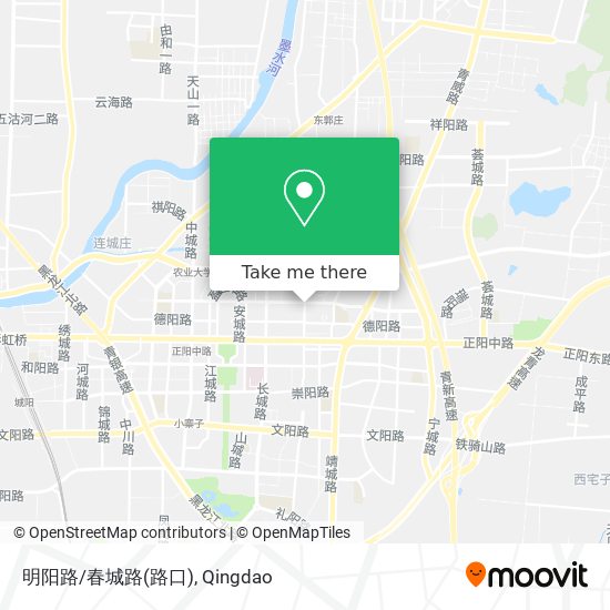 明阳路/春城路(路口) map