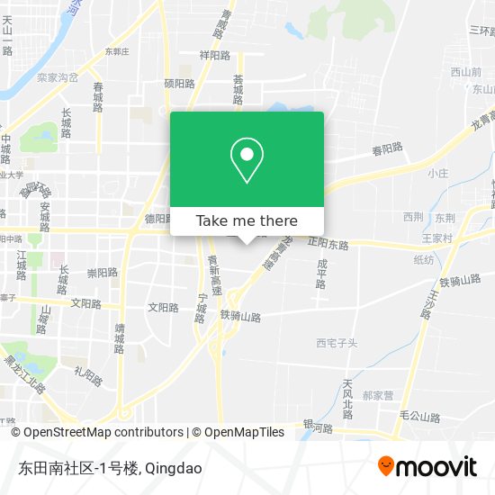 东田南社区-1号楼 map