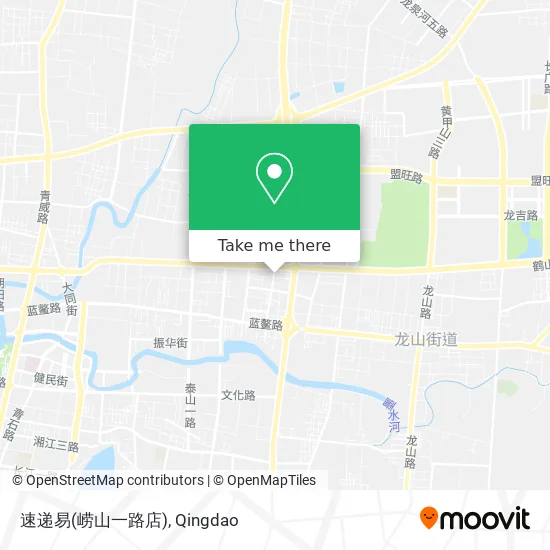 速递易(崂山一路店) map