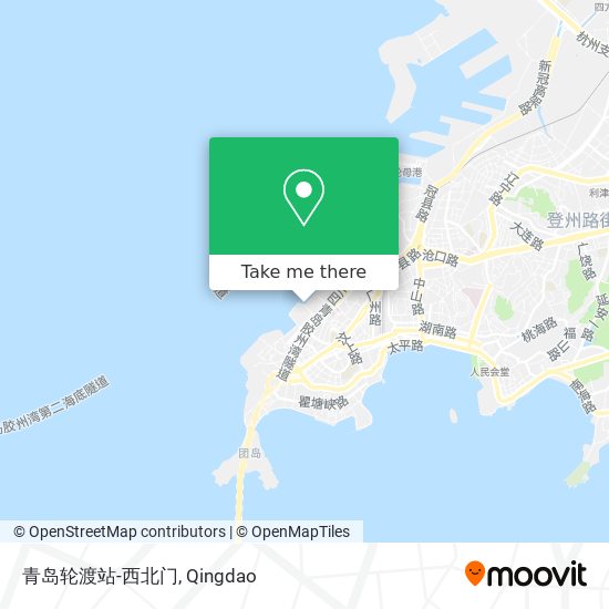 青岛轮渡站-西北门 map