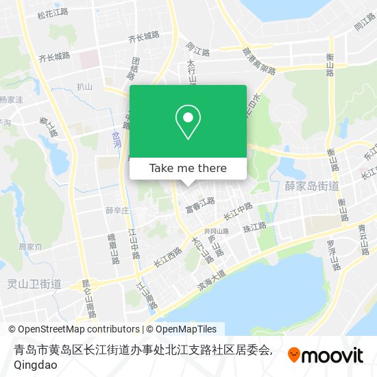 青岛市黄岛区长江街道办事处北江支路社区居委会 map