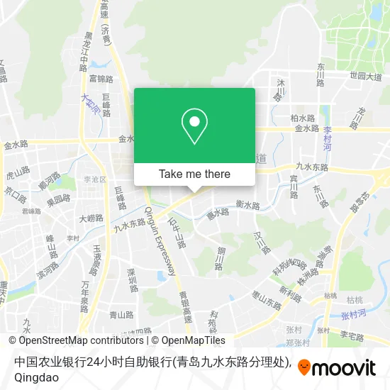 中国农业银行24小时自助银行(青岛九水东路分理处) map