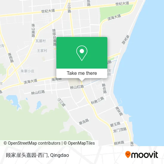 顾家崖头嘉园-西门 map