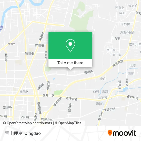 宝山理发 map