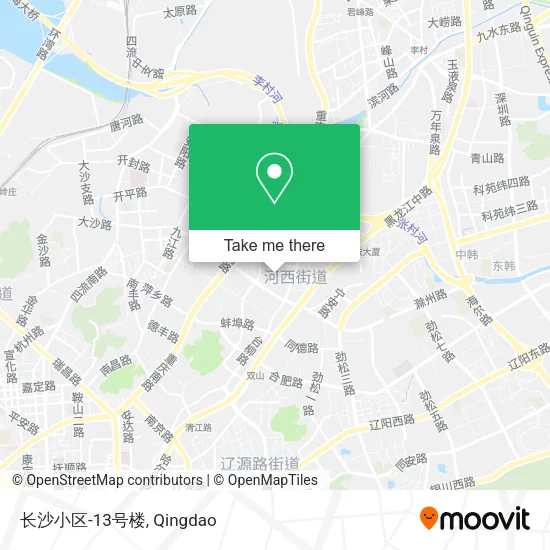 长沙小区-13号楼 map