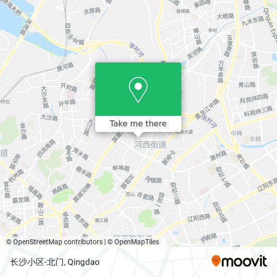 长沙小区-北门 map