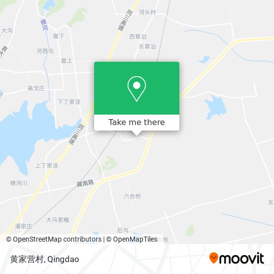 黄家营村 map