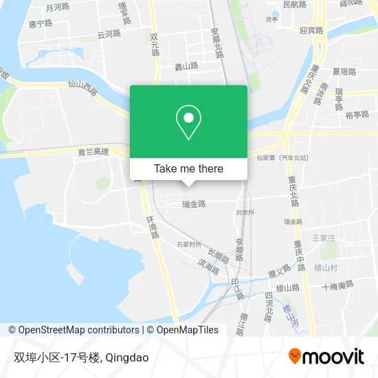 双埠小区-17号楼 map