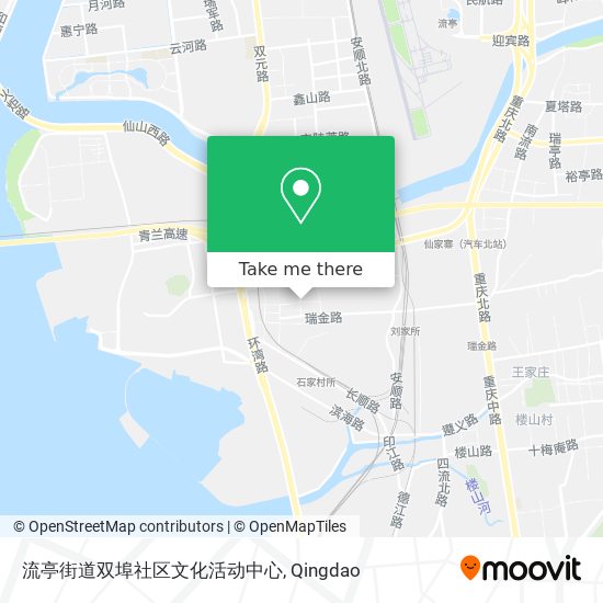 流亭街道双埠社区文化活动中心 map
