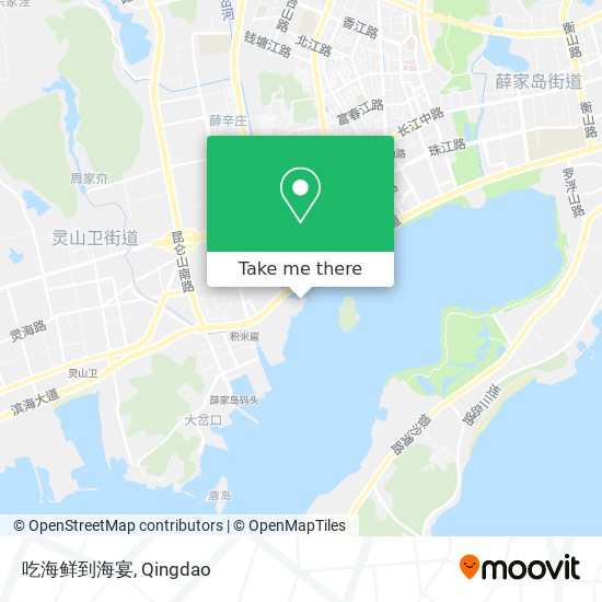 吃海鲜到海宴 map