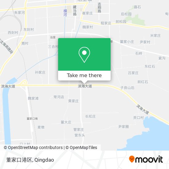 董家口港区 map