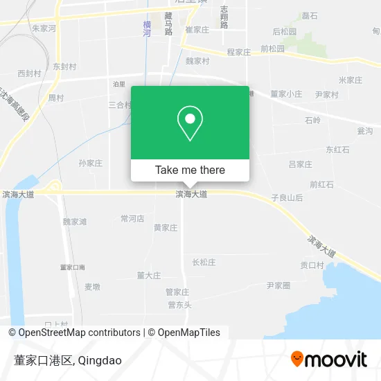 董家口港区 map