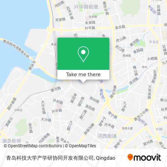 青岛科技大学产学研协同开发有限公司 map