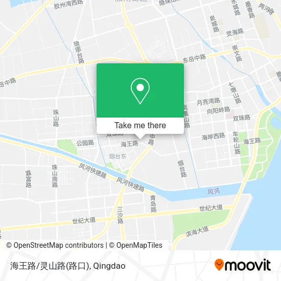 海王路/灵山路(路口) map