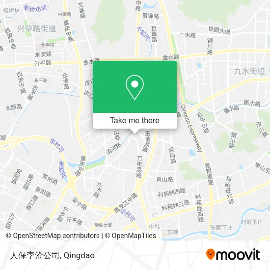 人保李沧公司 map