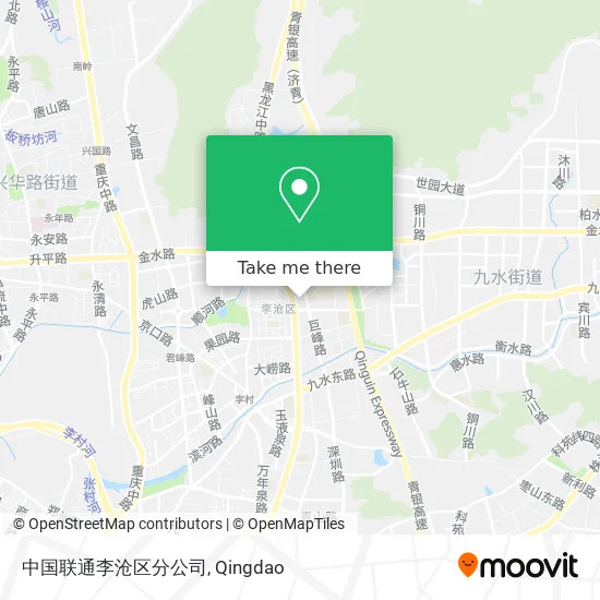 中国联通李沧区分公司 map
