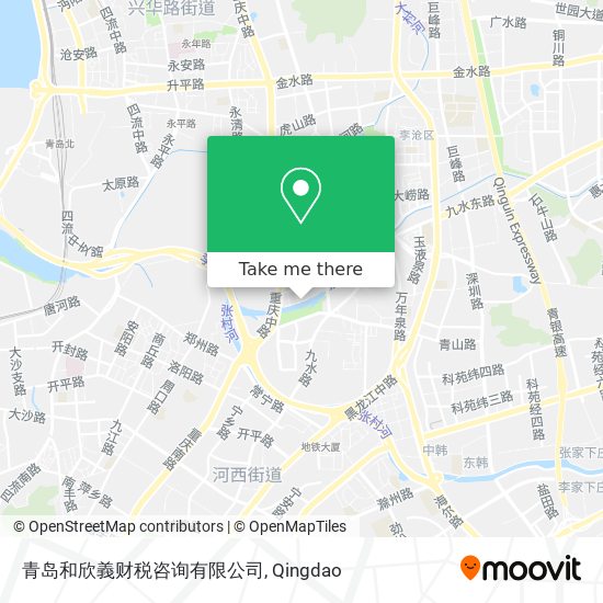 青岛和欣義财税咨询有限公司 map