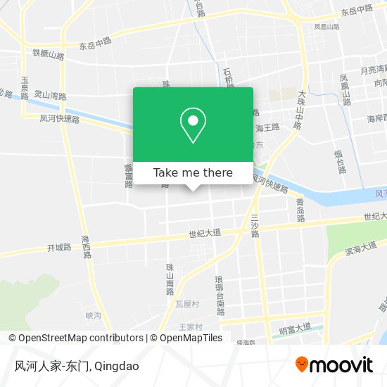 风河人家-东门 map