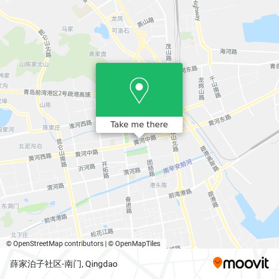 薛家泊子社区-南门 map
