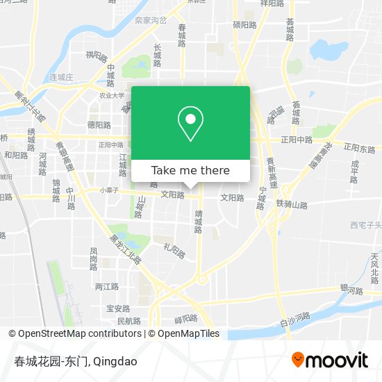 春城花园-东门 map
